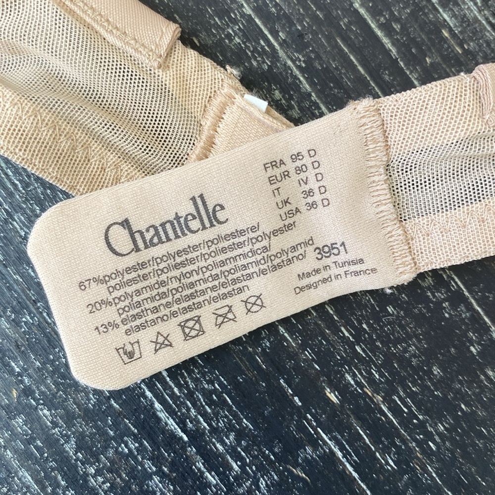 Chantelle Nude Lightly Lined Basic Invisible 3951… - image 7